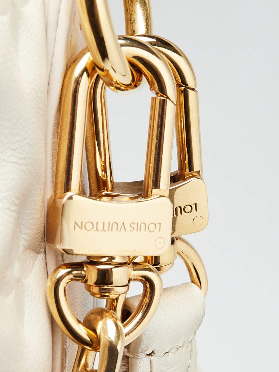 LOUIS VUITTON エシャルプ・ジェラムアイボリー エシャルプ シャーリングラム ティペット マフラー ムートン