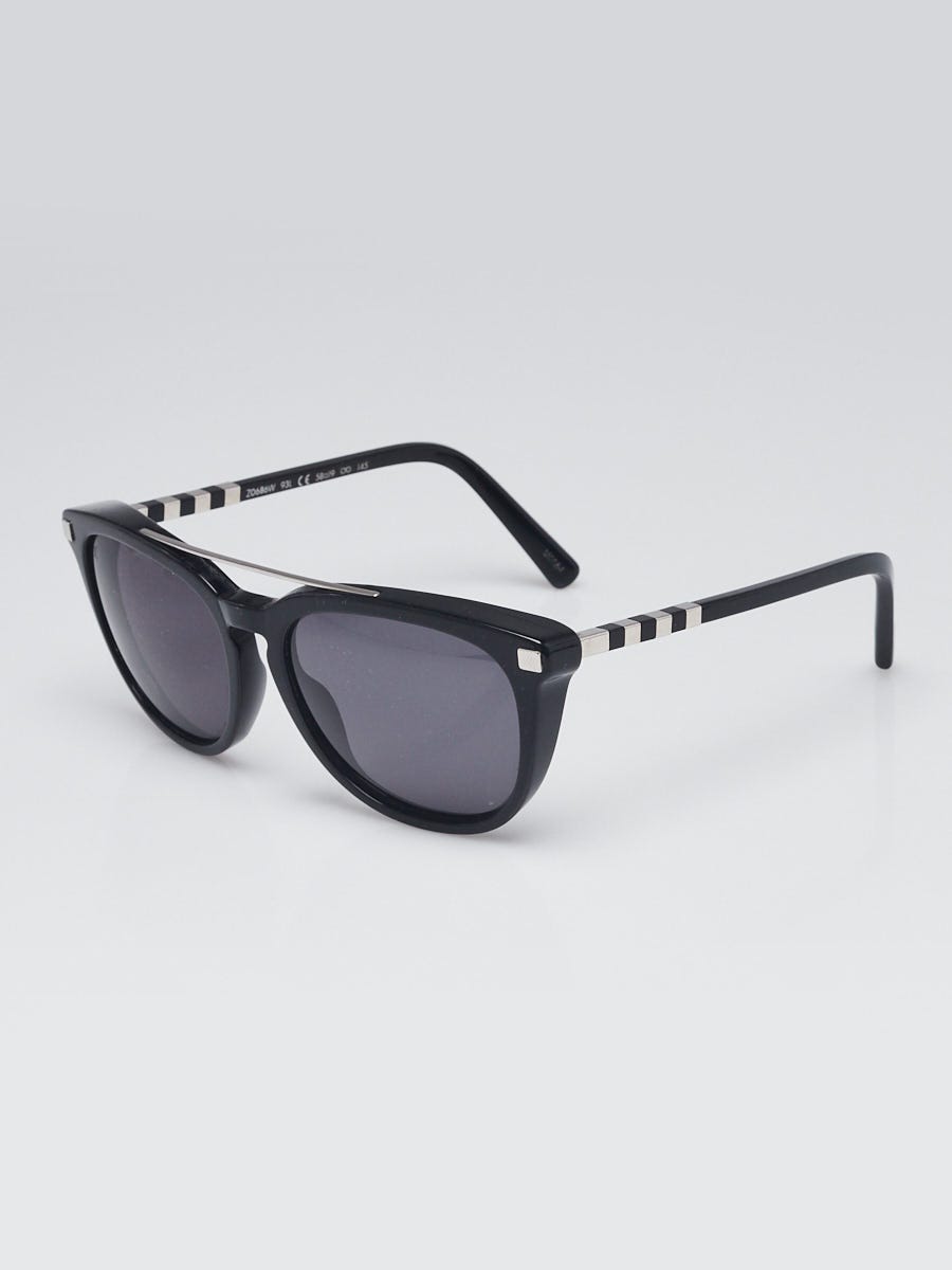 Louis Vuitton Black Acetate Frame Wayfarer Sunglasses-Z0686W  display picture 3