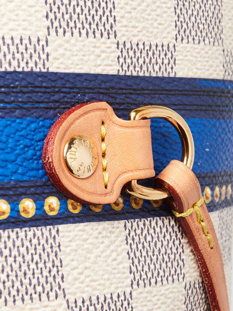 Louis Vuitton Limited Edition Damier Azur Summer Trunks Capri