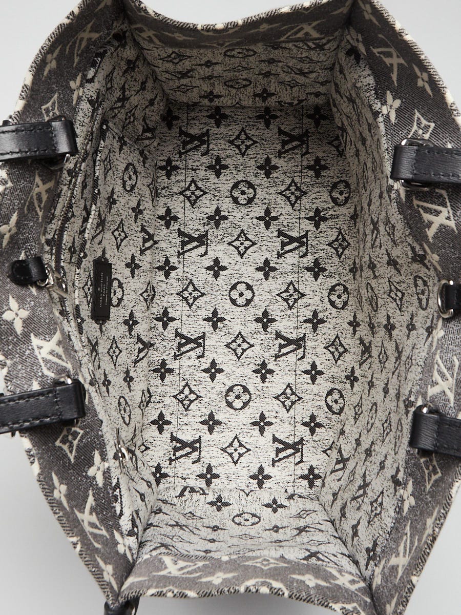 【希少】 LOUIS VUITTON LV Monogram OnTheGo MM トートバッグ Louis Vuitton Limited Edition Black Monogram Denim Onthego
