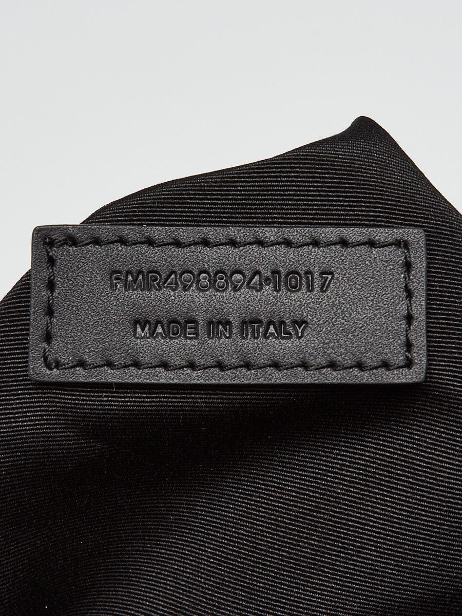 Yves Saint Laurent White Crinkled Calfskin Leather Medium Yves Saint Laurent White Crinkled Calfskin Leather Medium