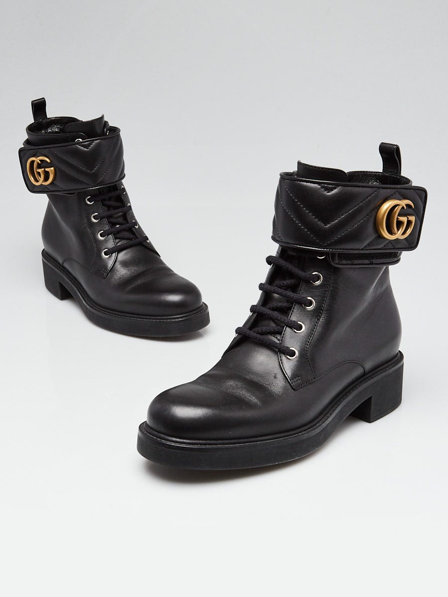 Leather gucci boots online