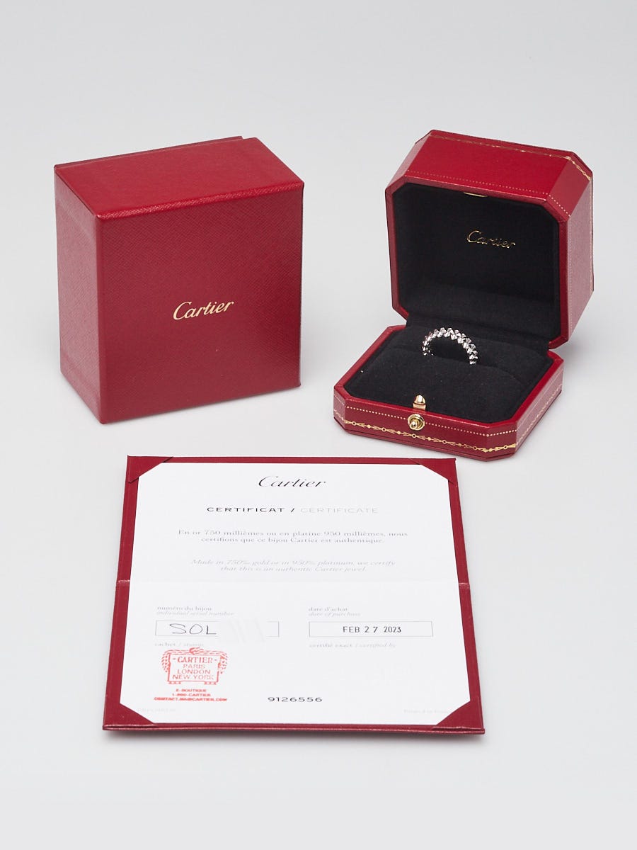 Cartier 18k Yellow Gold and Diamond Small Model LOVE Ring