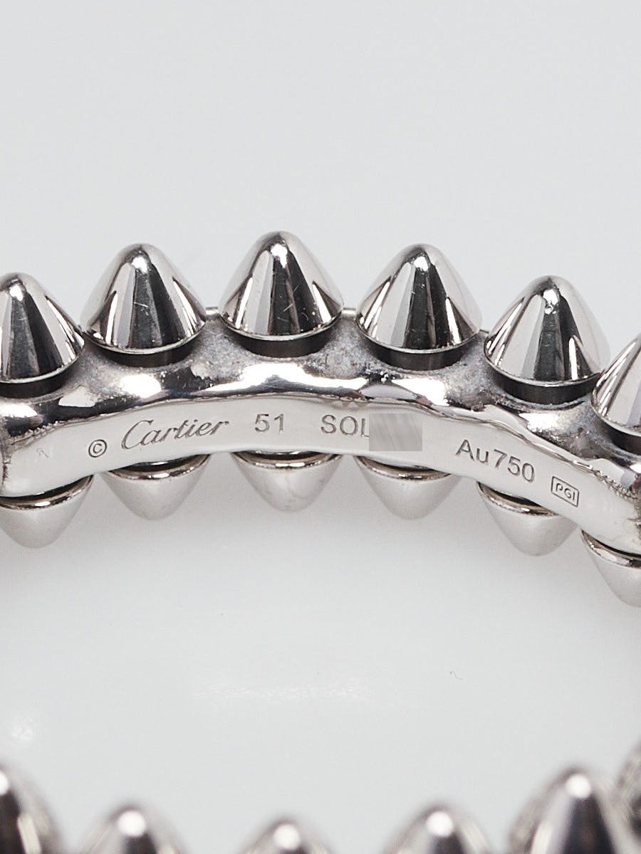 Cartier 18k White Gold Clash de Cartier Small Model Ring