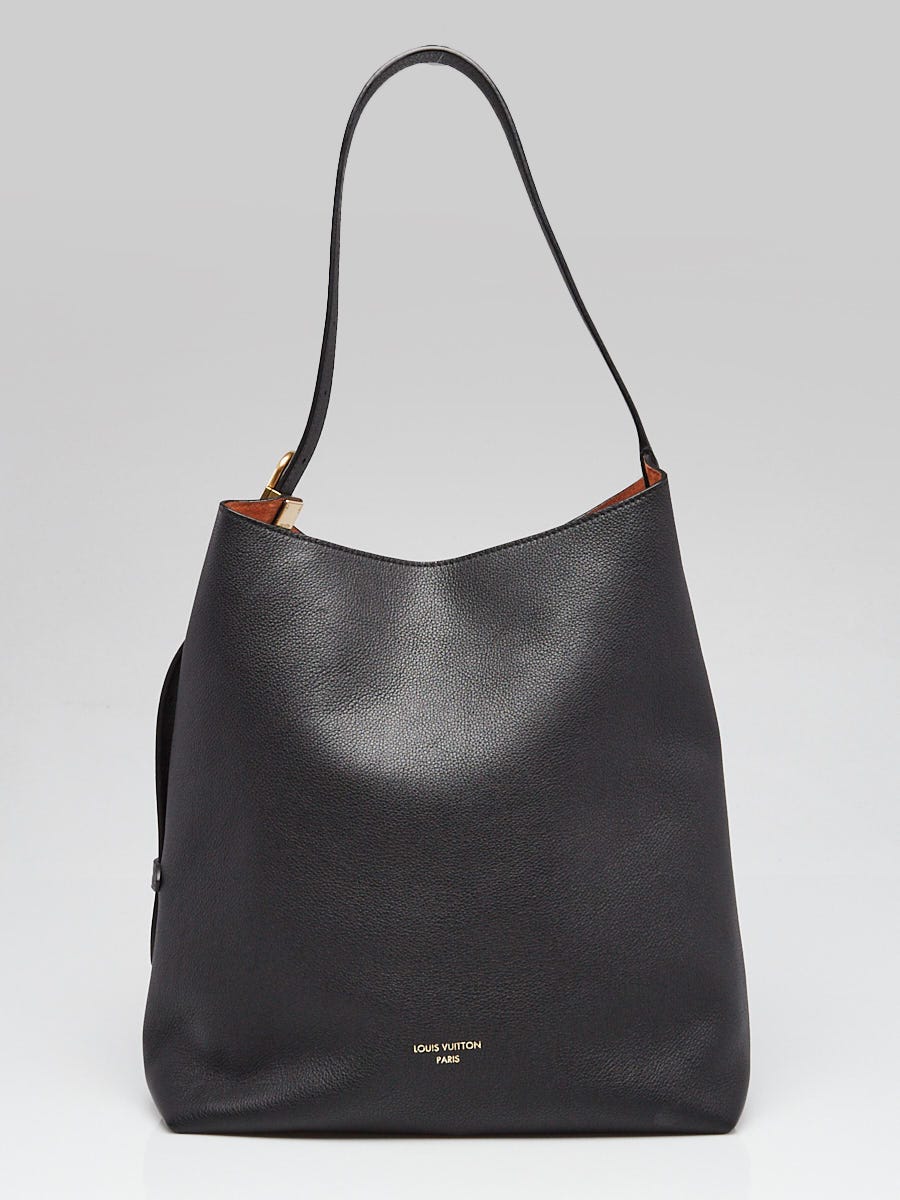 Louis Vuitton Black Leather Low Key Hobo Bag | Yoogi's Closet