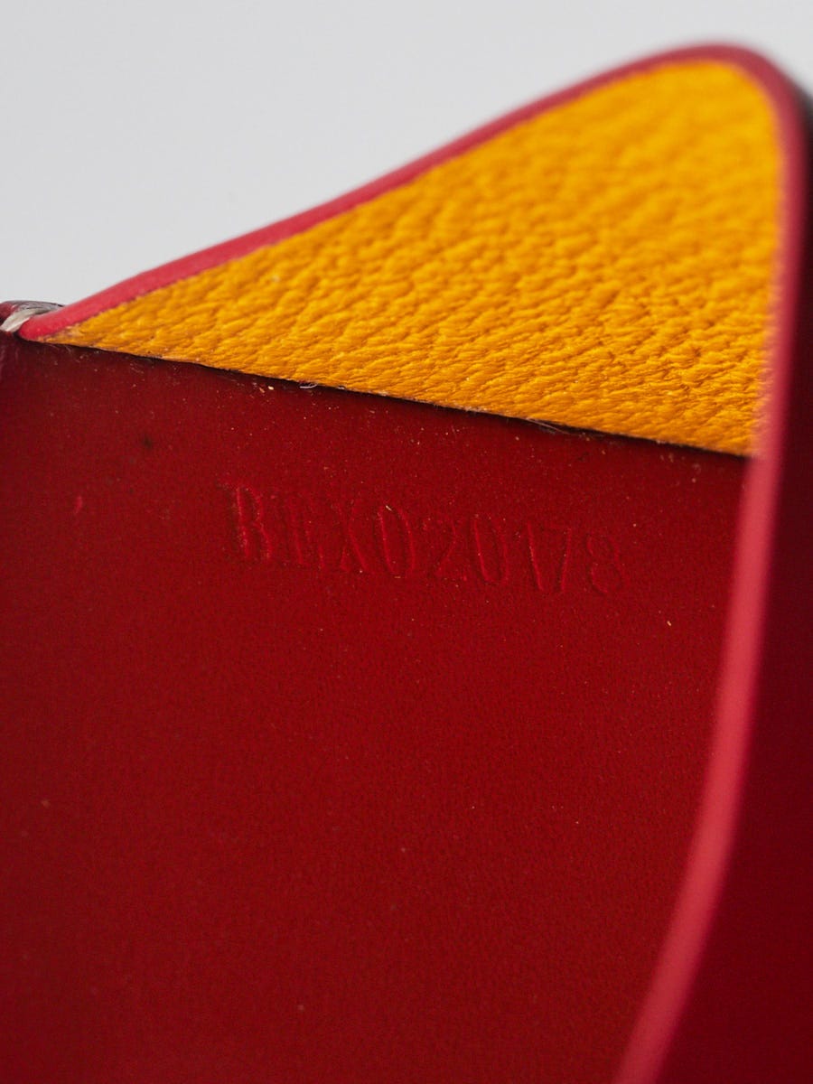 Goyard Red Chevron Print Coated Canvas Card Holder | Yoogi's Goyard Red Chevron Print Coated Canvas Card Holder | Yoogi's
