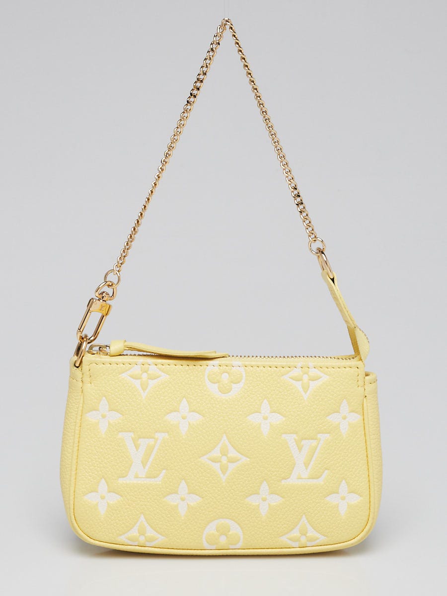Louis Vuitton Lemon Curd Yellow Monogram Empreinte Mini