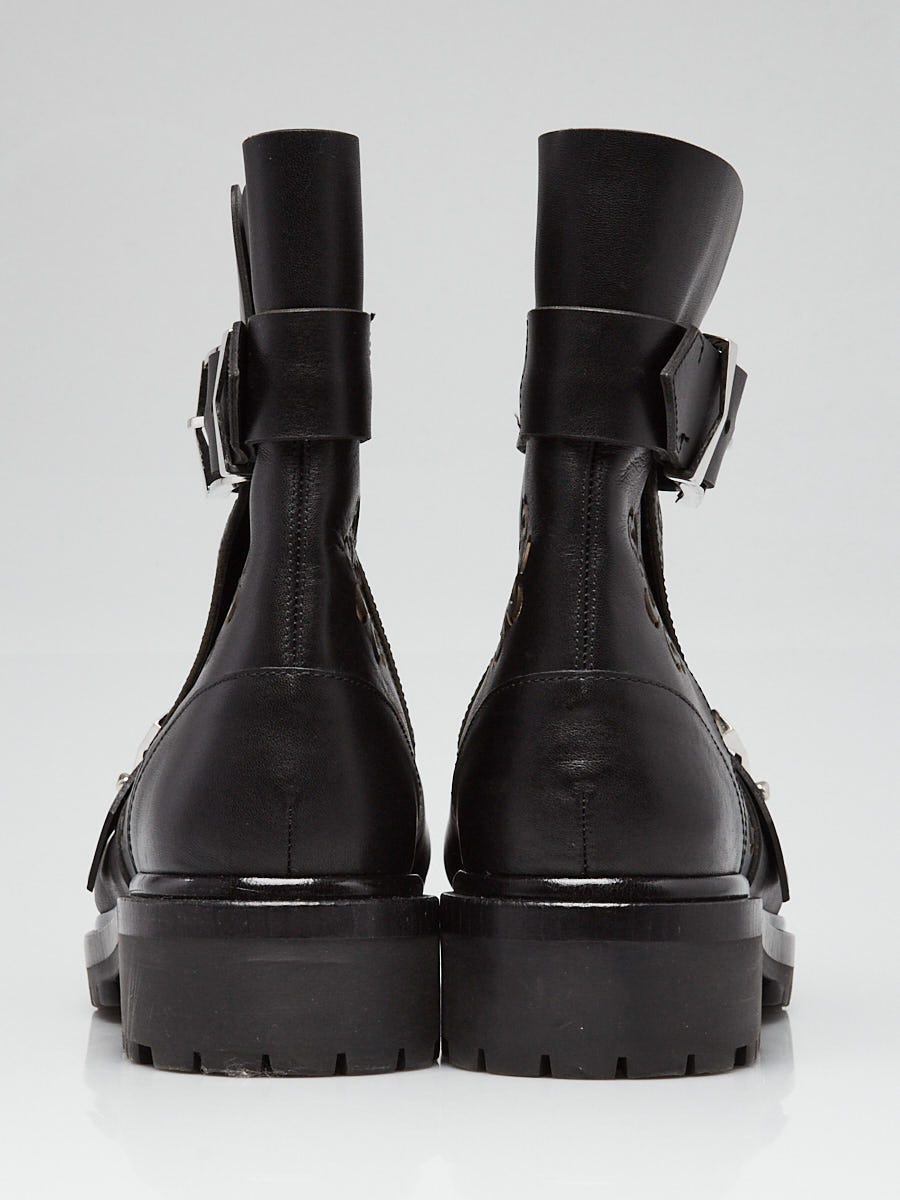 alexander mcqueen レザーポインテッドサイドジップヒールブーツ alexander mcqueen レザーポインテッドサイドジップヒールブーツ