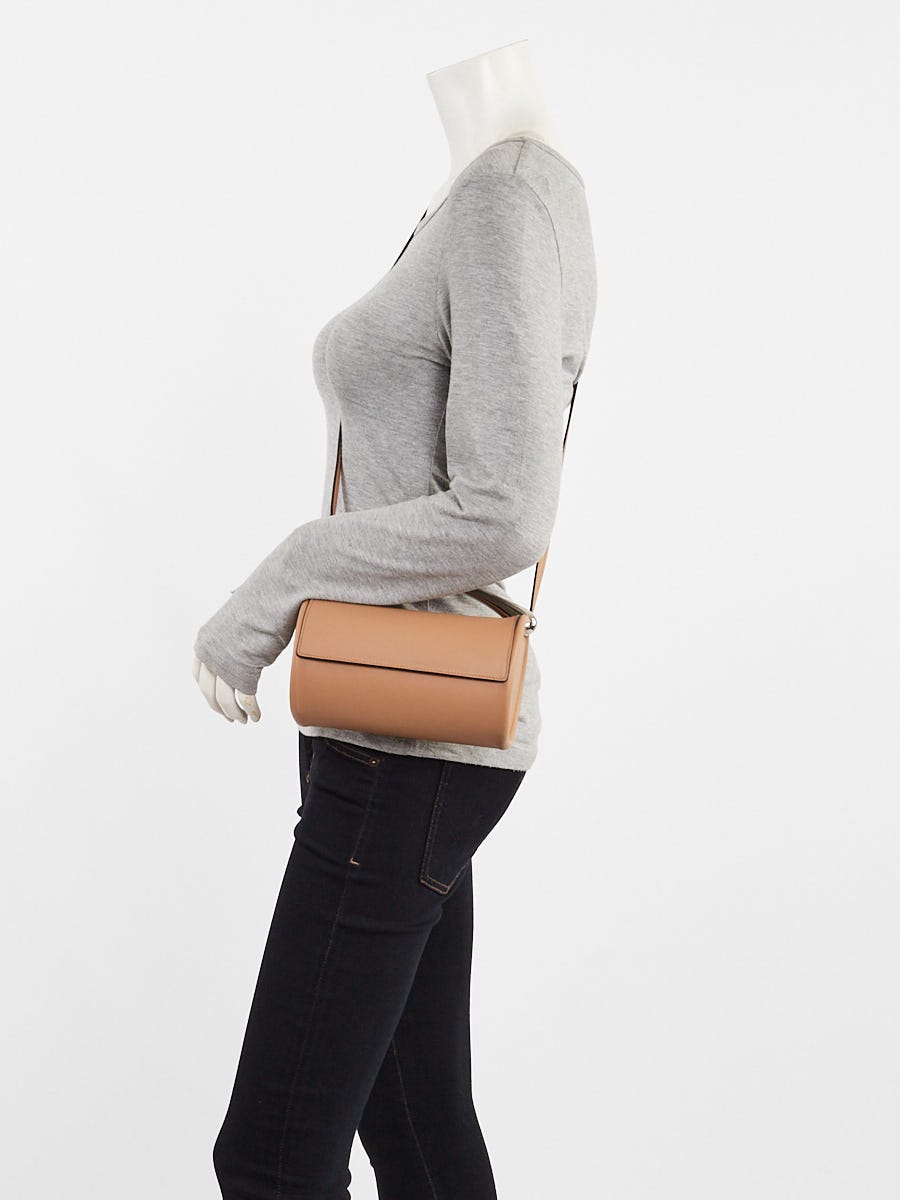 Hermes Chai Veau Volupto Leather Palladium Plated Maximors Bag