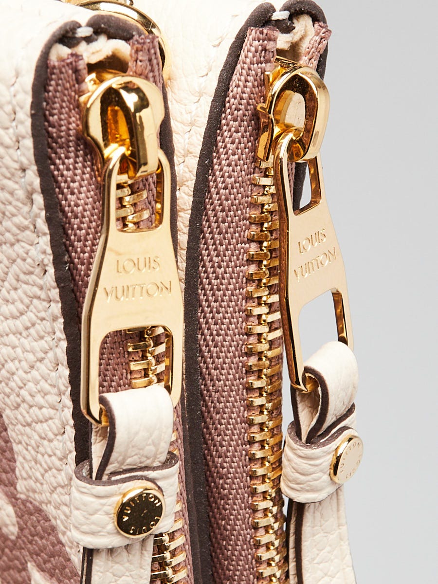 Louis Vuitton Cream/Bois de Rose Monogram Giant Empreinte Double