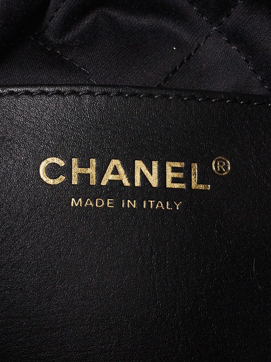 Chanel Black Quilted Shiny Calfskin Leather Chanel 22 Mini Chanel Black Quilted Shiny Calfskin Leather Chanel 22 Mini