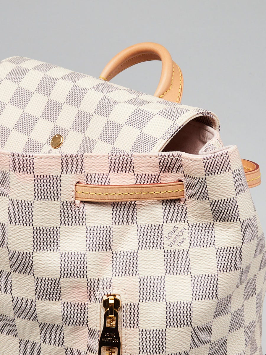 Louis Vuitton Damier Azur Canvas Sperone Backpack Bag  display picture 1