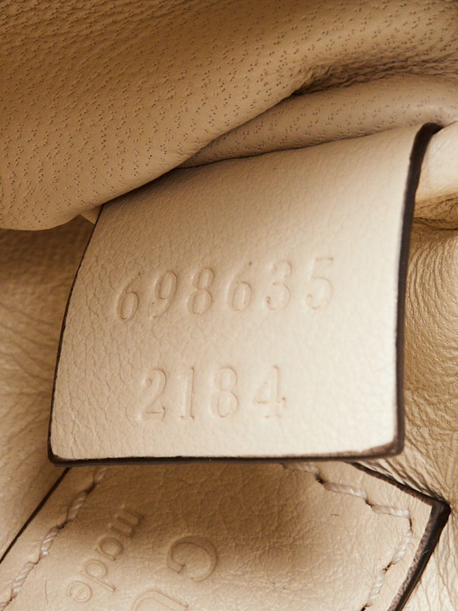 Gucci White Leather Blondie Mini Crossbody Bag | Yoogi's Closet