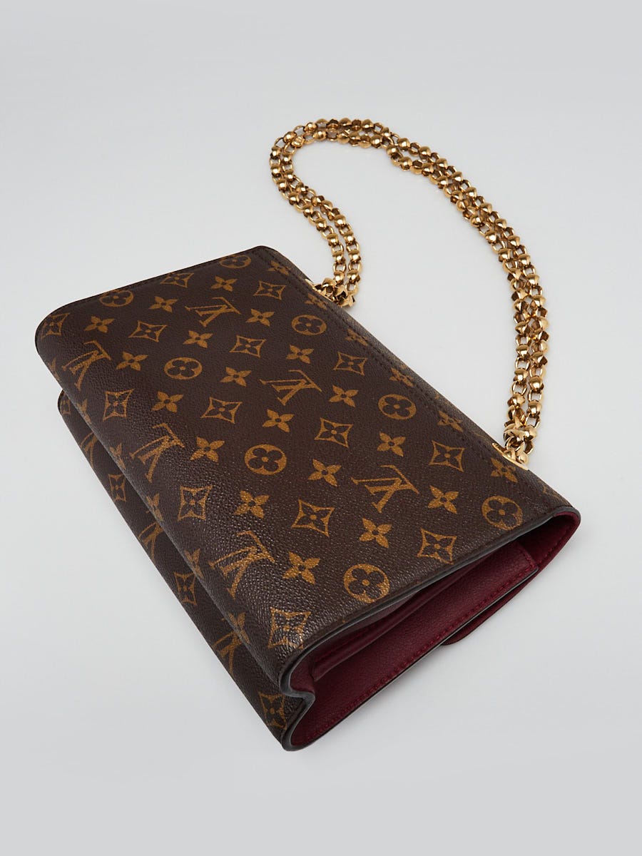 Louis Vuitton Monogram Canvas Burgundy Victoire Bag | Yoogi's Closet