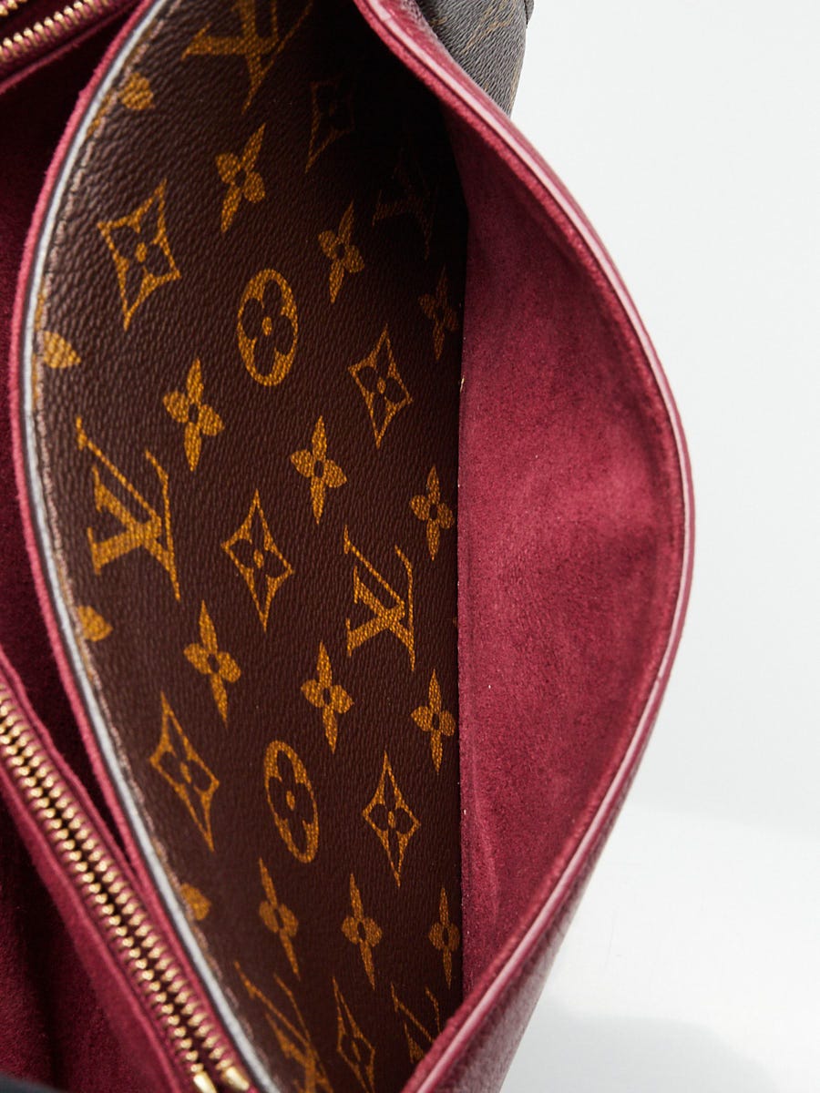Louis Vuitton Monogram Canvas Burgundy Victoire Bag | Yoogi's Closet