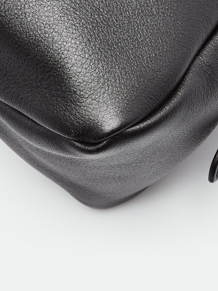 ☆超美品☆PRADA コミックプリント ボディーバッグ ウエストバッグ ブラック Prada Black Leather Large Aimee Shoulder Bag - 1BC228 | Yoogi's Closet