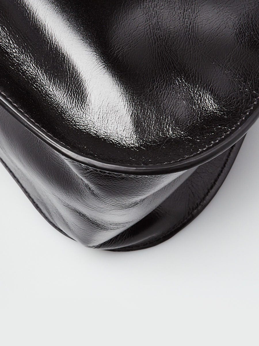 Chloe Black Leather Medium Marcie Double Carry Bag | Yoogi's Closet