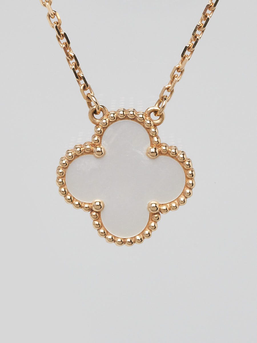 Van Cleef & Arpels 18k Yellow Gold and Mother of Pearl