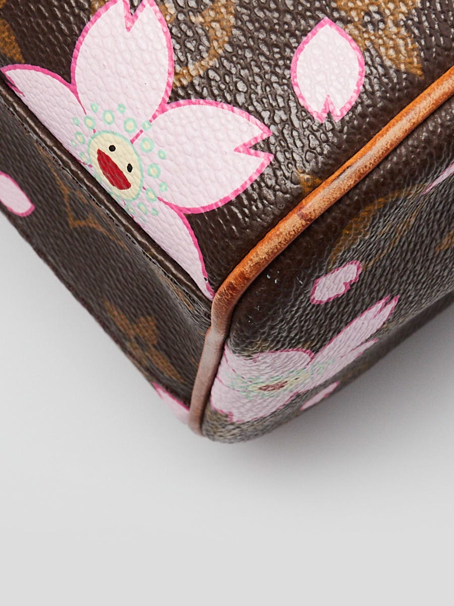 Louis Vuitton Limited Edition Cherry Blossom Monogram Canvas Sac