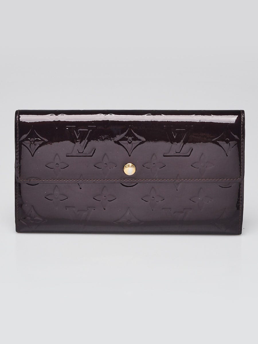 Louis Vuitton Amarante Monogram Vernis Sarah Wallet