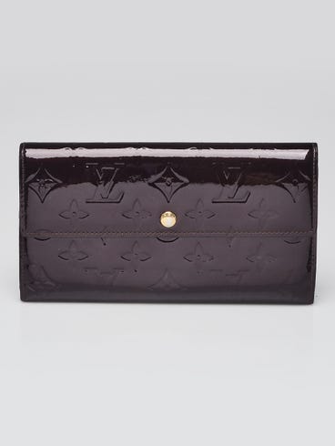 Louis Vuitton Amarante Monogram Vernis Sarah Wallet