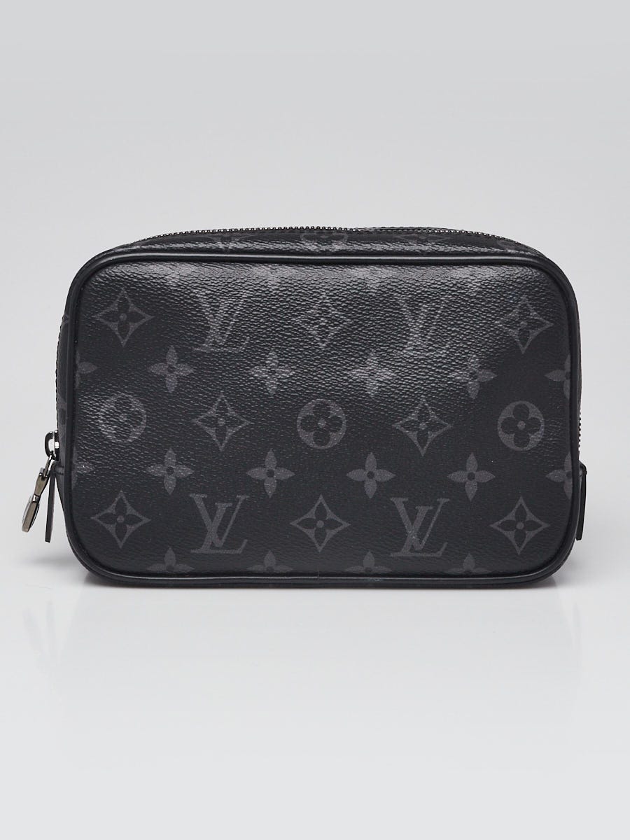 LOUIS VUITTON ブラック ポーチ Louis Vuitton Monogram Eclipse Canvas Toilet Pouch PM | Yoogi's Closet