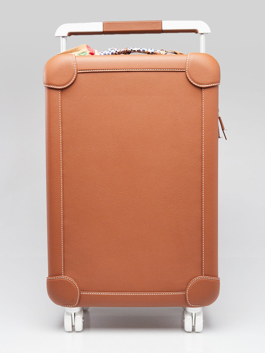 Hermès Fauve/Blanc Taurillon Leather Regate R.M.S. Cabin Carryon