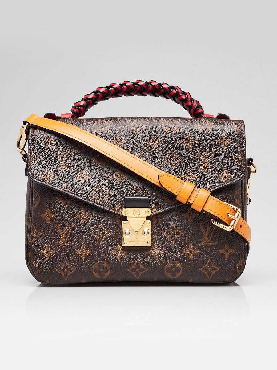 Louis Vuitton Monogram Canvas Braided Handle Pochette Metis Bag Yoogi s Closet