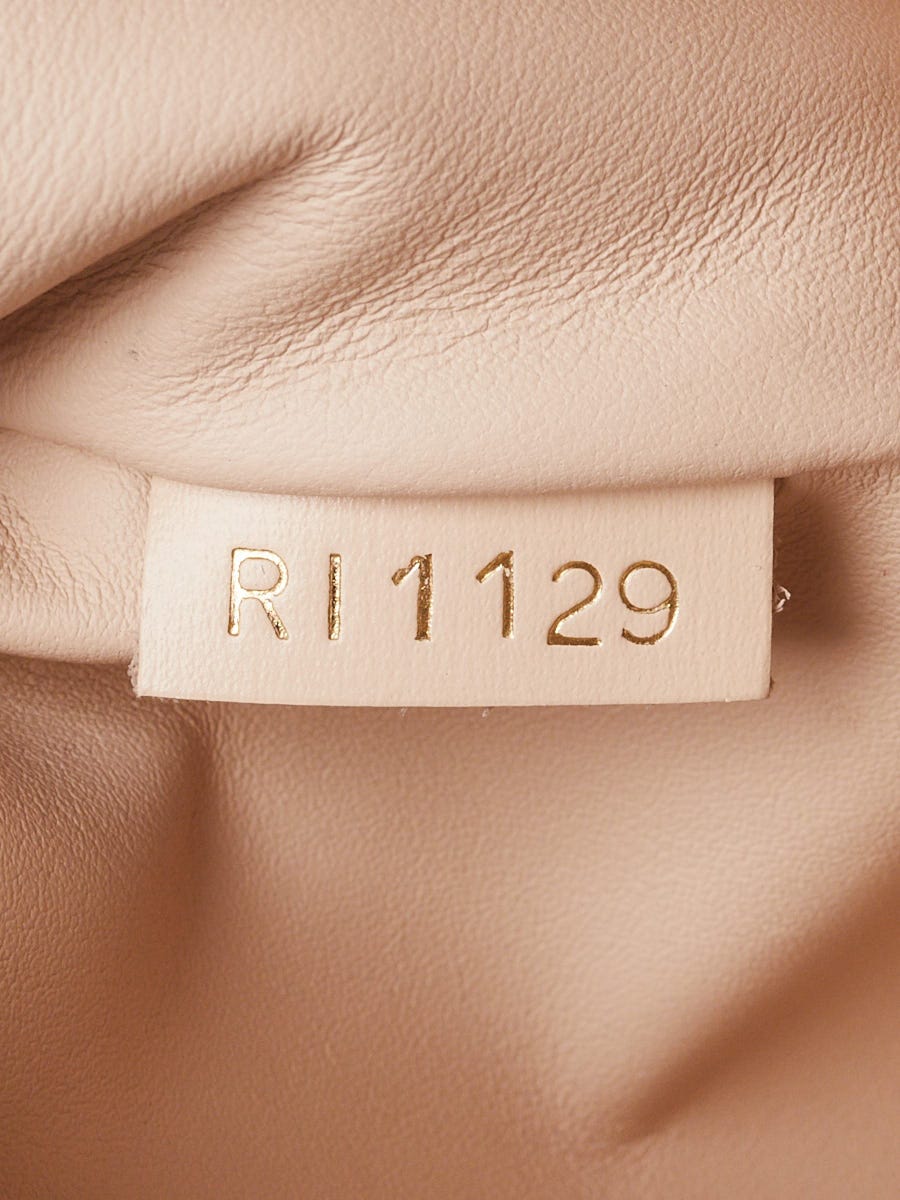 Louis Vuitton Creme Leather Rose Des Vents MM Bag | Yoogi's Closet