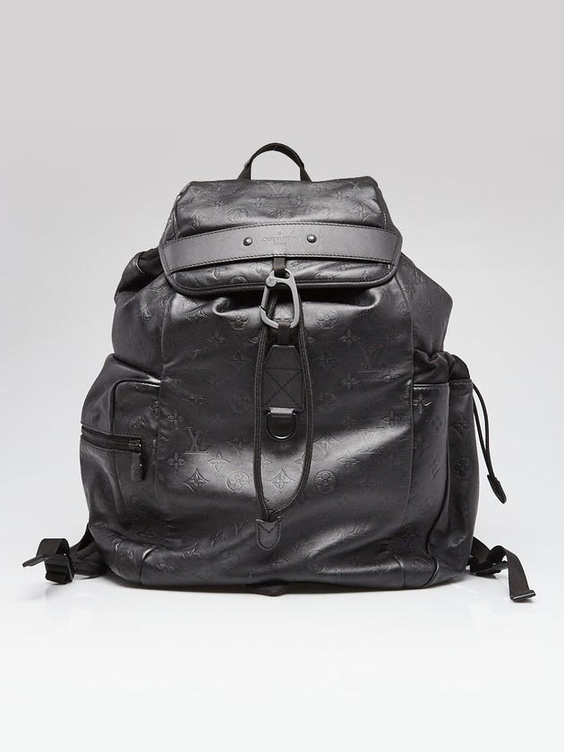 Louis Vuitton Black Monogram Shadow Leather Trekking Backpack Bag | Yoogi's Closet Louis Vuitton Black Monogram Shadow Leather Trekking Backpack Bag | Yoogi's Closet