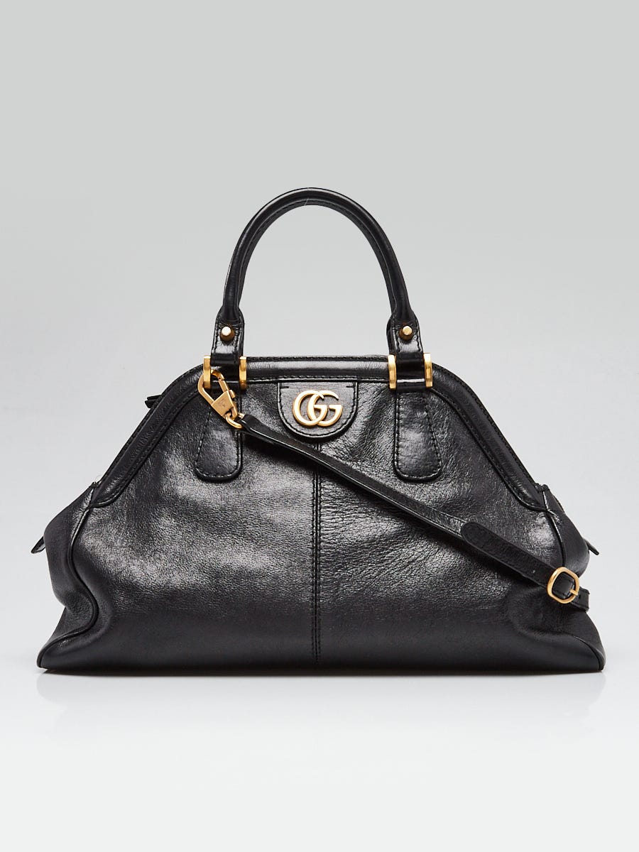 Gucci Black Leather Re Belle Medium Shoulder Bag Yoogi s Closet