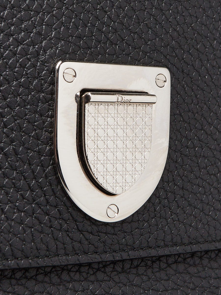 Christian Dior Black Pebbled Leather Medium Diorever Bag | Yoogi's