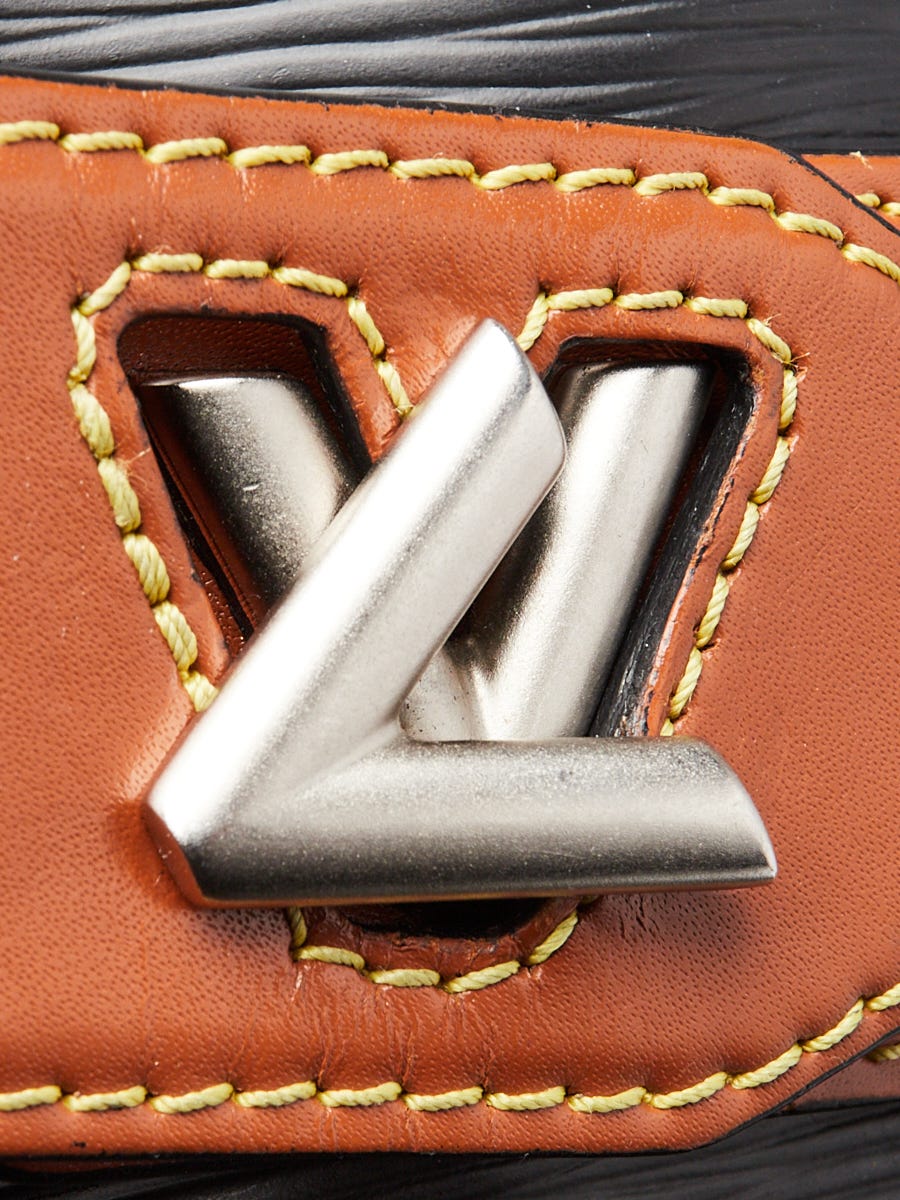 Louis Vuitton Black Epi Leather Twist Bucket Bag w/o Strap