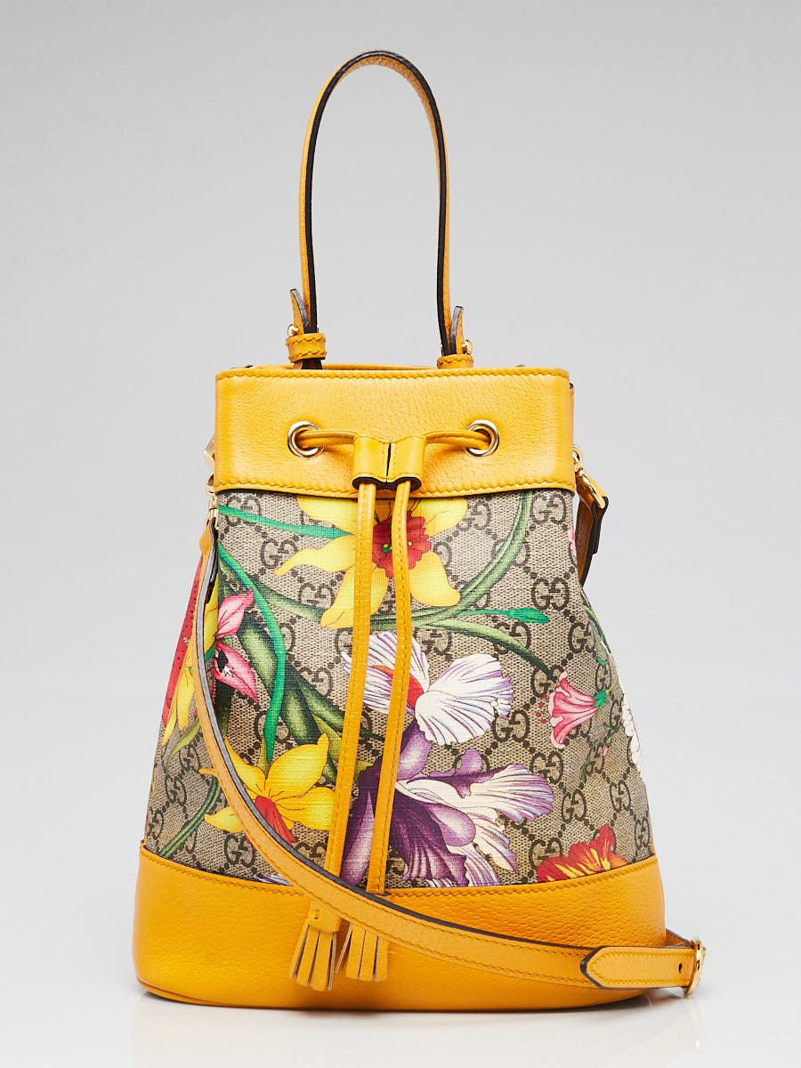 Gucci bucket bag yellow sale