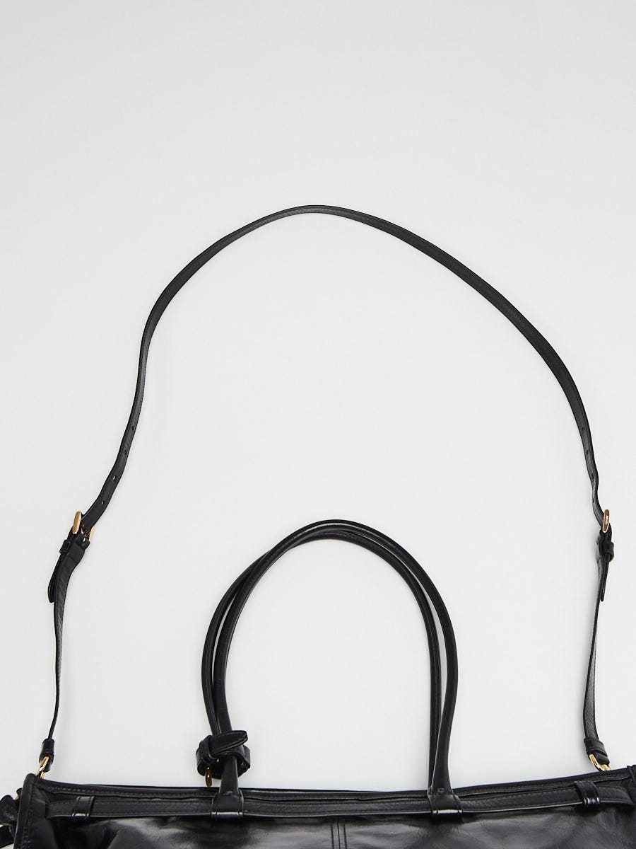 Prada Black Nappa Leather Extra Large Shoulder Bag 1BA439