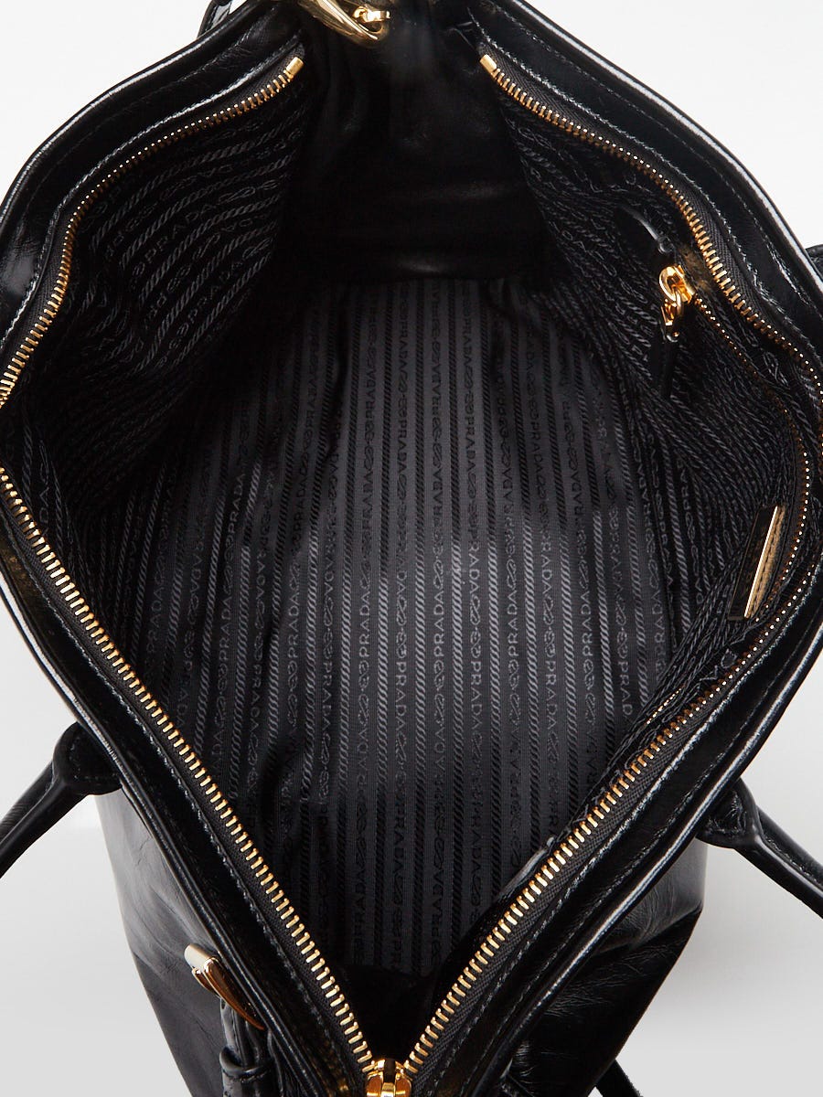 Prada Black Nappa Leather Extra Large Shoulder Bag 1BA439
