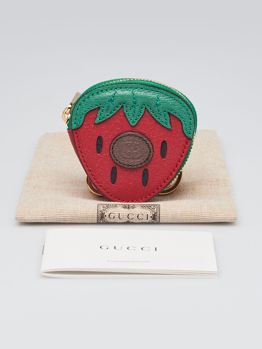 Gucci strawberry coin purse sale