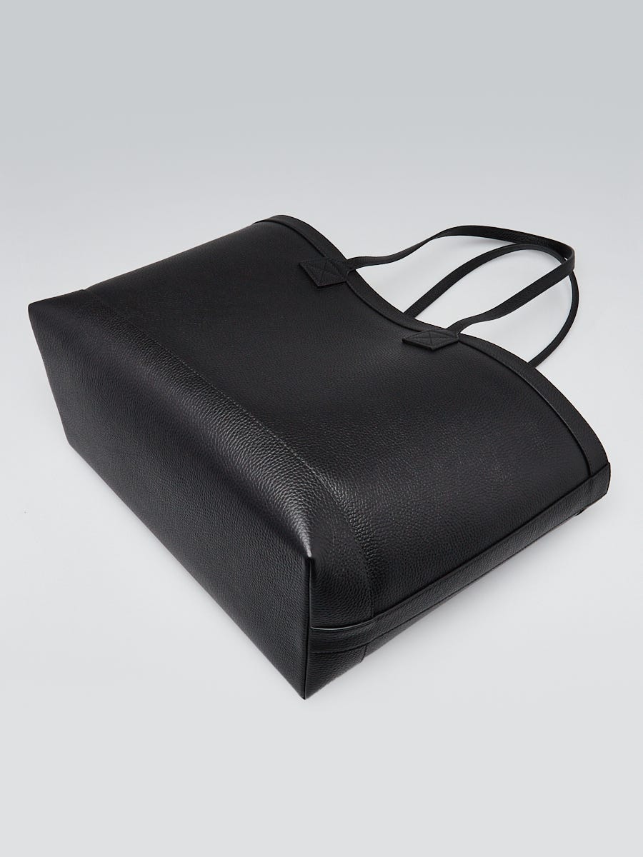 Burberry Black Pebbled Leather Medium London Tote Bag | Yoogi's Closet
