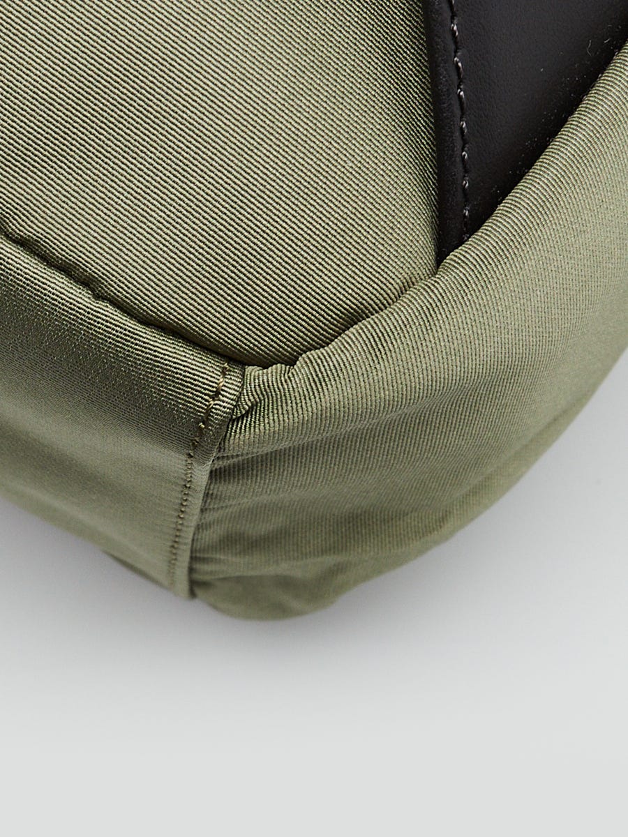 Alexander McQueen Green/Orange Nylon Graffiti Metropolitan