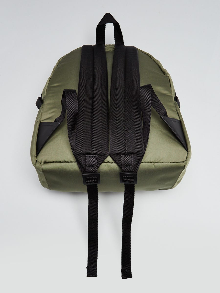 Alexander McQueen Green/Orange Nylon Graffiti Metropolitan
