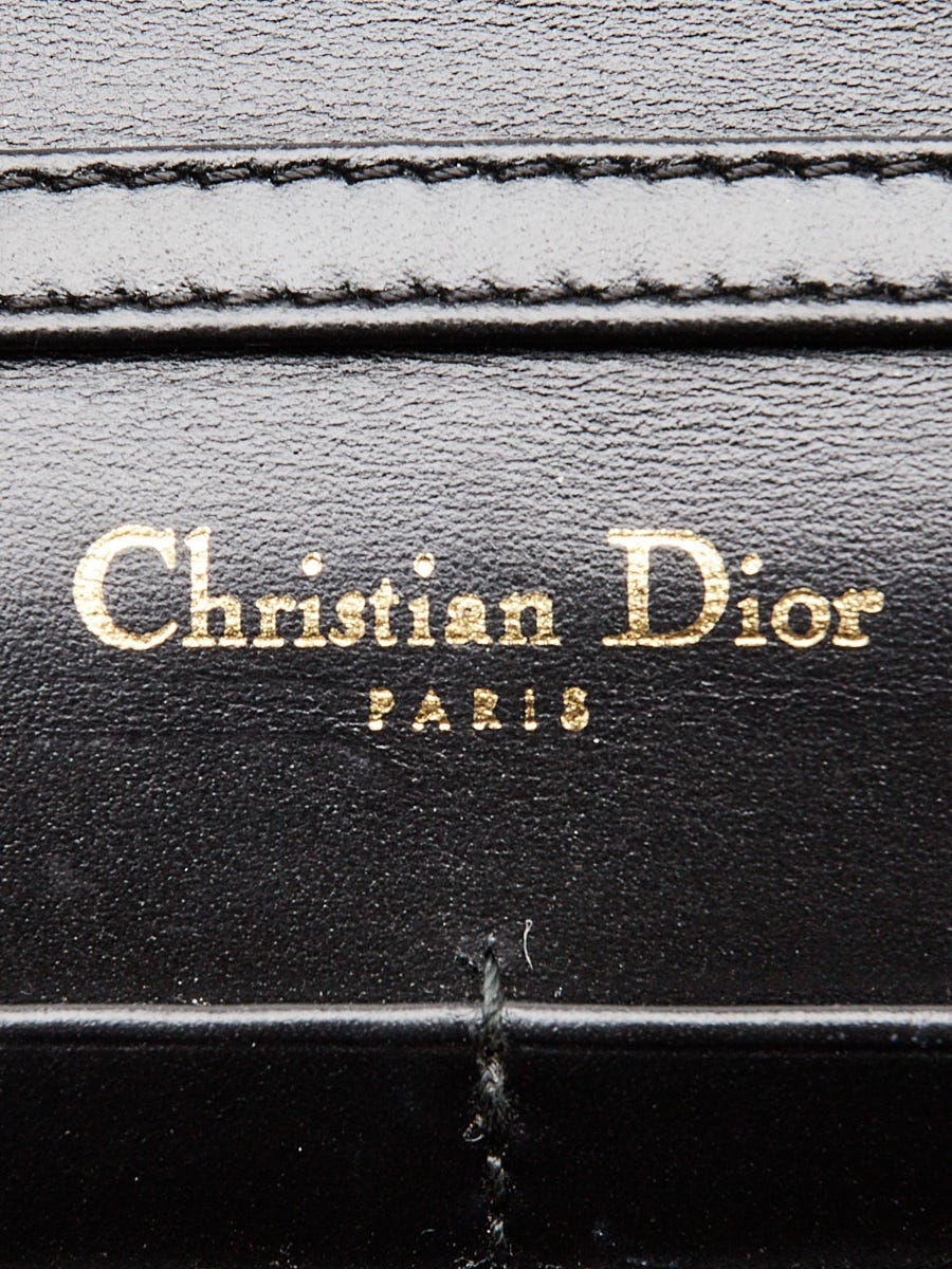 Christian Dior Black Calfskin Leather J'ADIOR Wallet on Chain