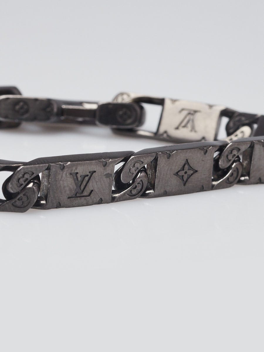 Louis Vuitton Dark Ruthenium Stainless Steel Monogram Tied Louis Vuitton Dark Ruthenium Stainless Steel Monogram Tied