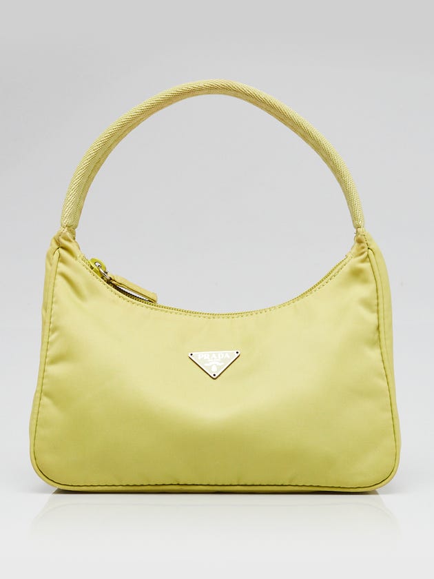 Prada Light Green Tessuto Nylon Mini Bag