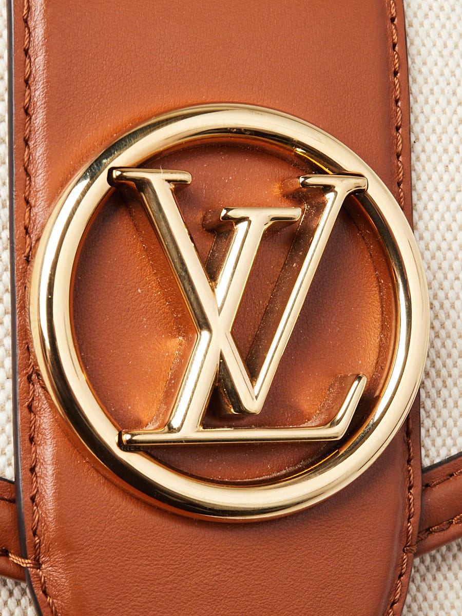 Louis Vuitton Canvas/Tan Leather LV Pont 9 Soft MM Bag | Yoogi's