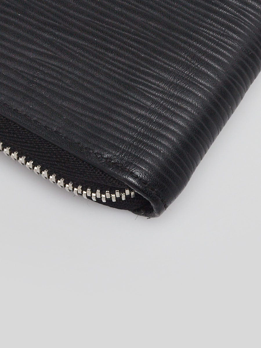 Louis Vuitton Black Epi Leather Vertical Zippy Wallet | Yoogi's Closet