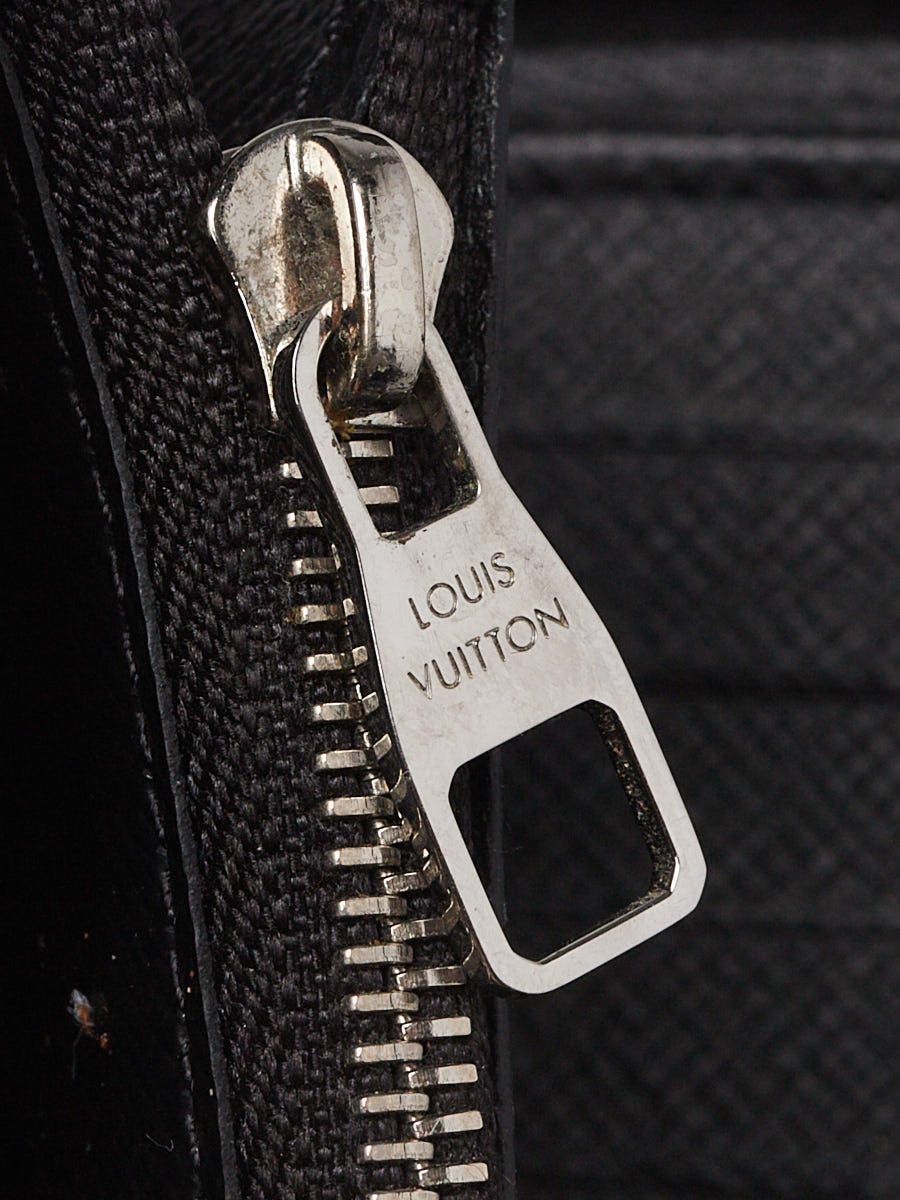 Louis Vuitton Black Epi Leather Vertical Zippy Wallet | Yoogi's Closet