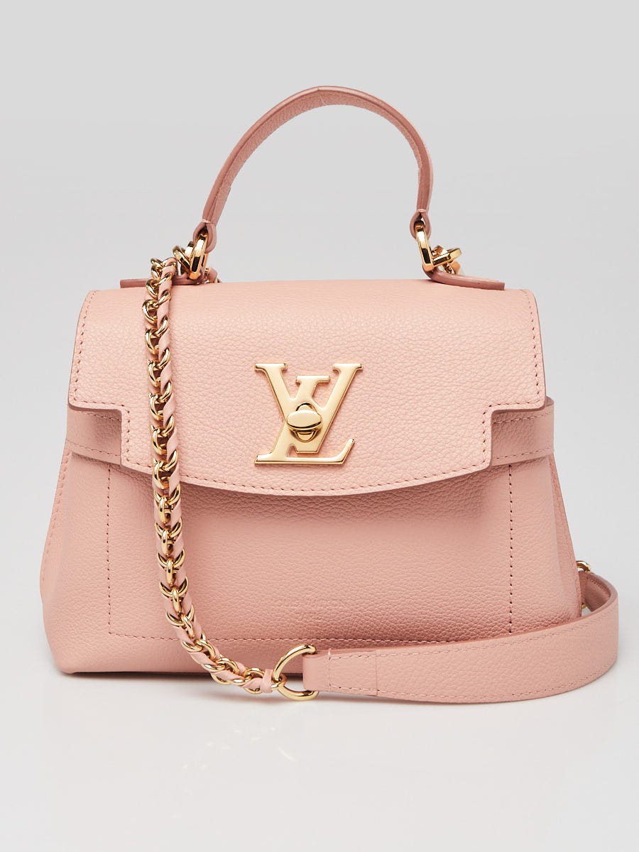 Louis Vuitton Rose Trianon Leather Lockme Ever Mini Bag | Yoogi's