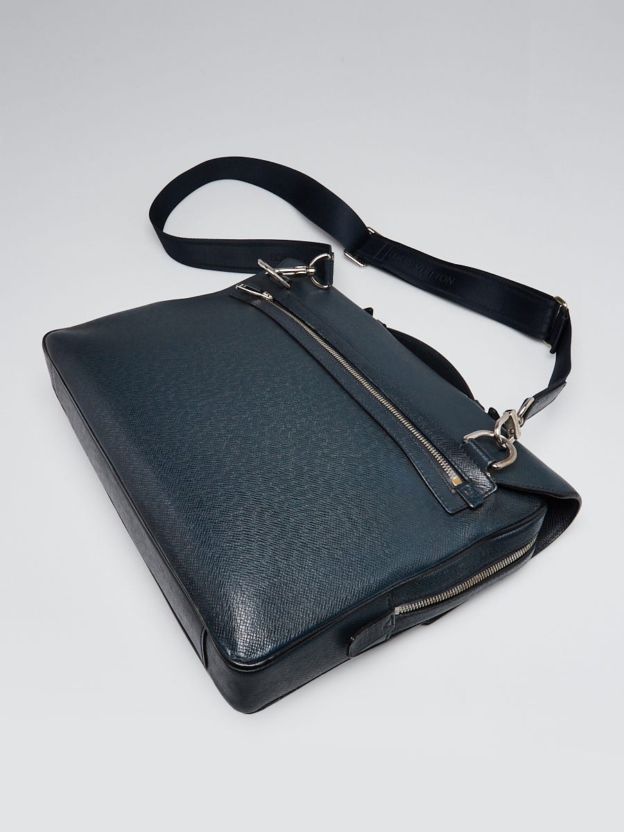 Louis Vuitton Boreal Taiga Leather Vassili PM Briefcase Bag