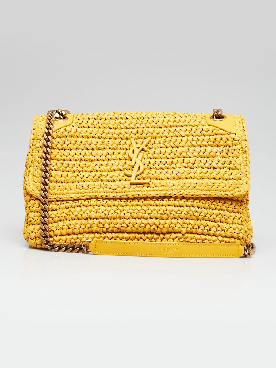 Saint laurent yellow bag on sale