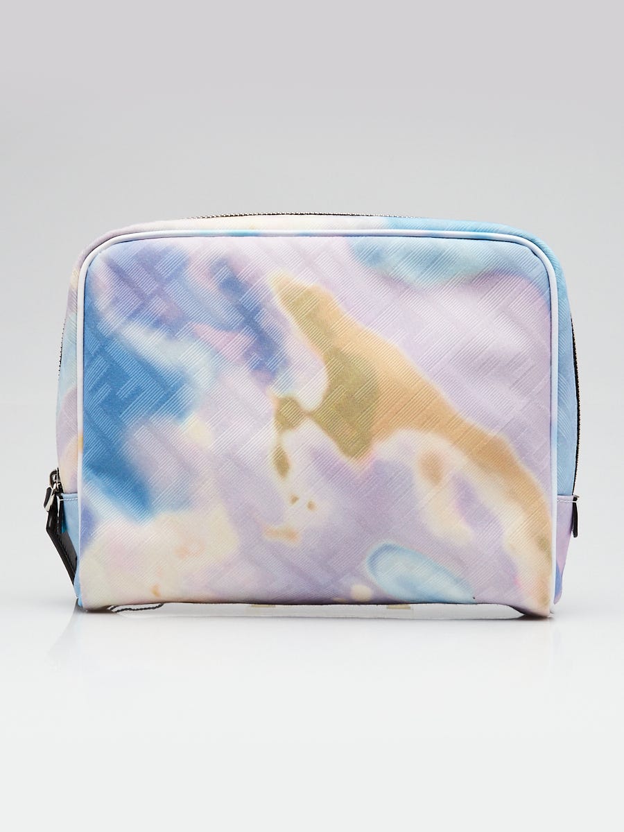 Fendi Multicolor Zucca Print Coated Canvas Accessories Pochette